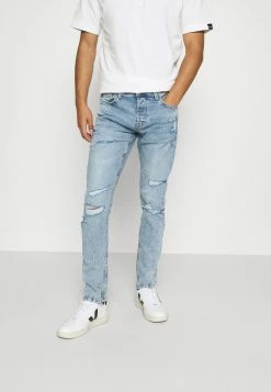 Only & Sons Herren ONSLOOM SLIM LIFE BLUEDESTROY - Jeans Slim Fit - Blue Denim