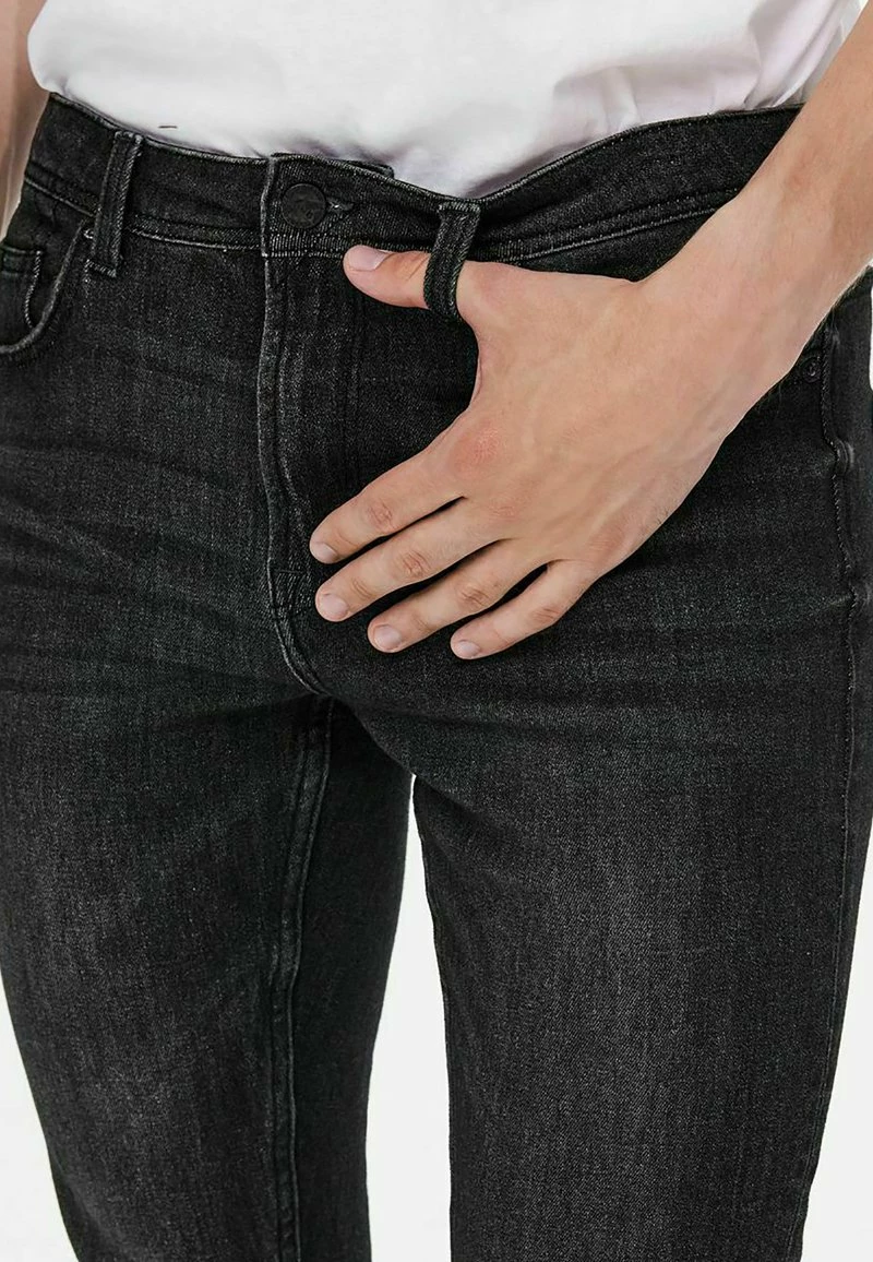 Only & Sons ONSLOOM LIFE - Jeans Slim Fit - Black Denim | Herren 5 Only & Sons ONSLOOM LIFE - Jeans Slim Fit - Black Denim | Herren – Bild 5