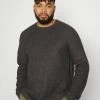 Only & Sons Herren ONSKELVIN CREW NECK - Strickpullover - Dark Grey Melange
