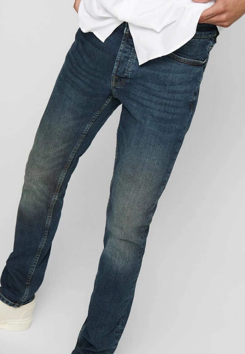 Only & Sons Herren ONSLOOM - Jeans Slim Fit - Blue Denim 4 Only & Sons Herren ONSLOOM - Jeans Slim Fit - Blue Denim – Bild 4