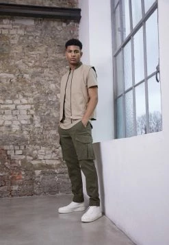 Only & Sons Herren ONSMATT LIFE LONGY TEE 7 PACK - T-Shirt Basic - Dark Blue/bordeaux/khaki