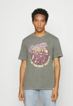 Only & Sons Herren ONSAEROSMITH LIFE - T-Shirt Print - Medium Grey Melange