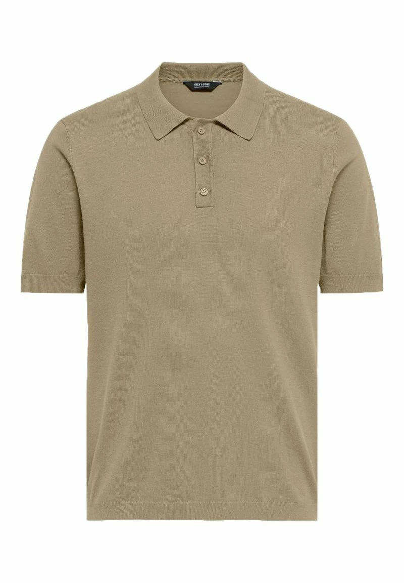 Only & Sons Herren Poloshirt - Chinchilla 5 Only & Sons Herren Poloshirt - Chinchilla – Bild 5