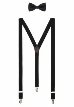 Only & Sons Herren ONSBOWTIE SUSPENDER SET - Fliege - Black