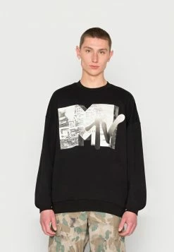 Only & Sons Herren MTV VINTAGE FIT CREW NECK - Sweatshirt - Black