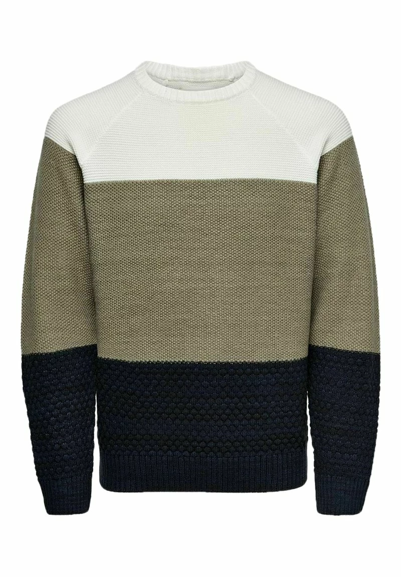 Only & Sons Strickpullover - Cloud Dancer | Herren 6 Only & Sons Strickpullover - Cloud Dancer | Herren – Bild 6