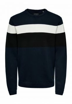 Only & Sons Herren Strickpullover - Dress Blues