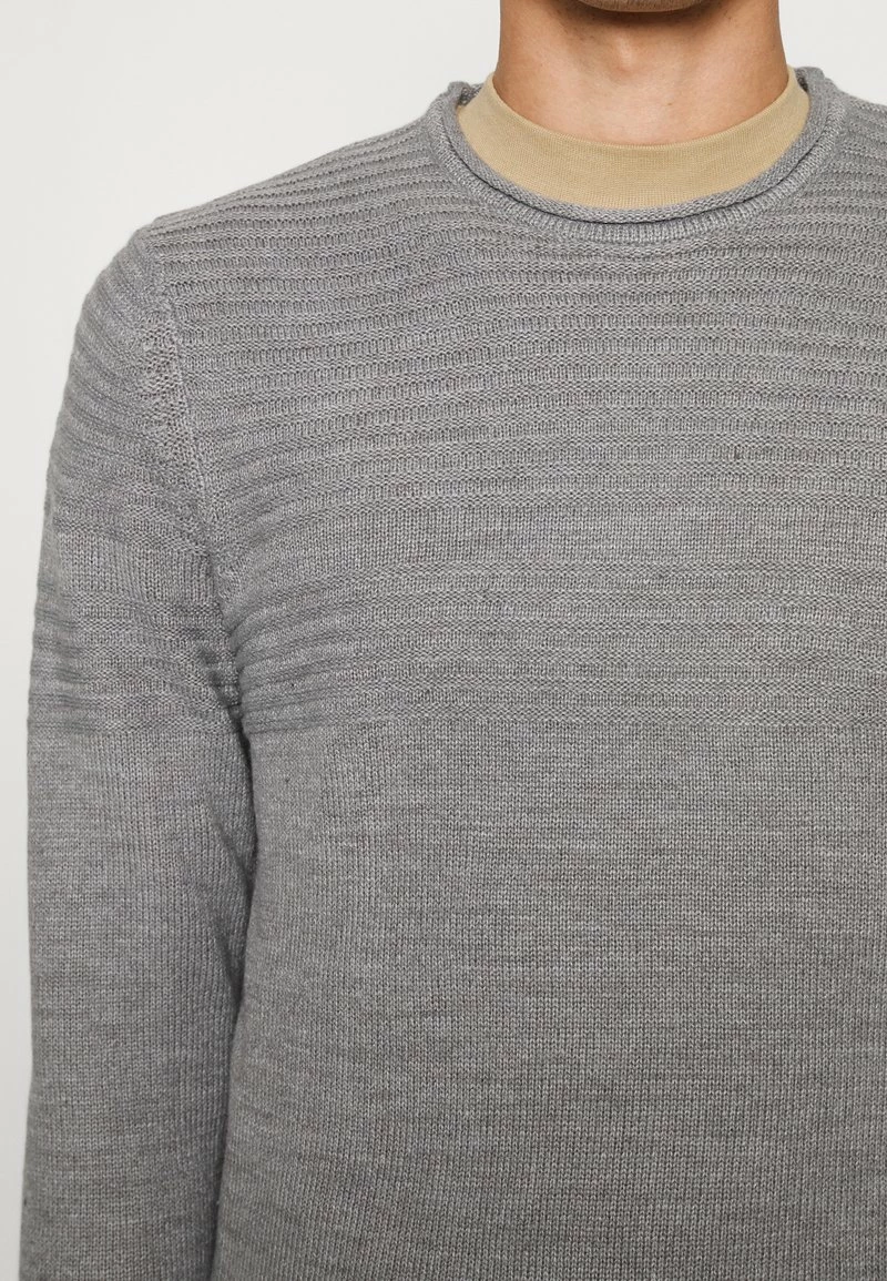 Only & Sons Herren ONSBLADE CREW NECK - Strickpullover - Medium Grey Melange 6 Only & Sons Herren ONSBLADE CREW NECK - Strickpullover - Medium Grey Melange – Bild 6