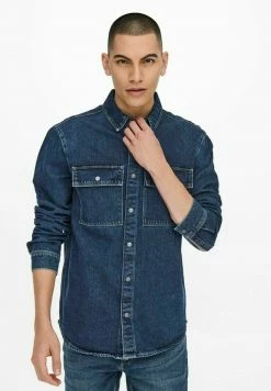 Only & Sons Herren Hemd - Blue Denim -Only & Sons Geschäft fd03870882004932abd918bbd527c08b