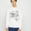 Only & Sons Herren ONSLOONEY LIFE REG CREW NECK - Sweatshirt - Star White
