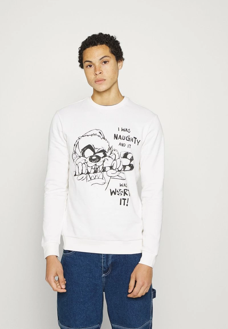 Only & Sons Herren ONSLOONEY LIFE REG CREW NECK - Sweatshirt - Star White 1 Only & Sons Herren ONSLOONEY LIFE REG CREW NECK - Sweatshirt - Star White