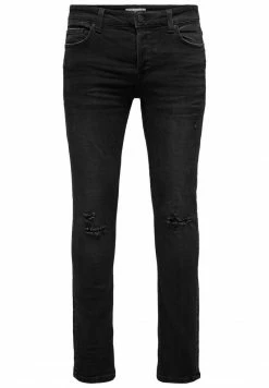Only & Sons Jeans Slim Fit - Black Denim | Herren
