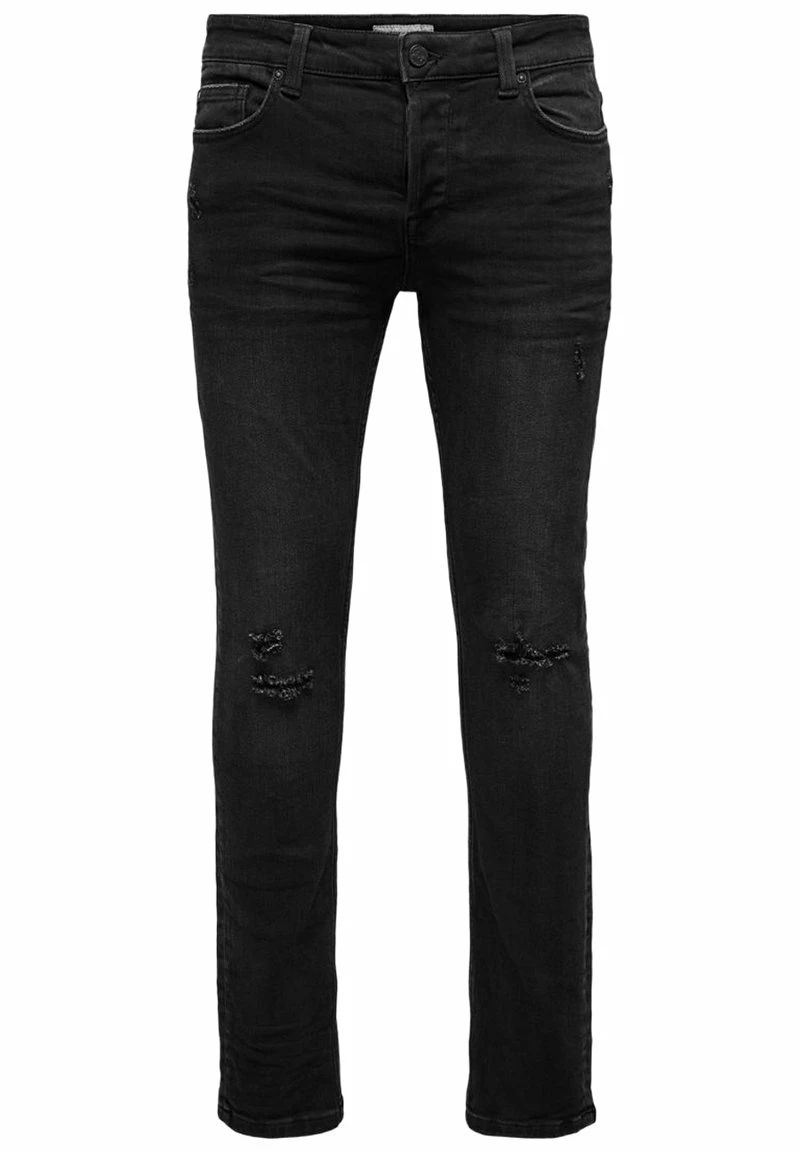 Only & Sons Jeans Slim Fit - Black Denim | Herren 1 Only & Sons Jeans Slim Fit - Black Denim | Herren