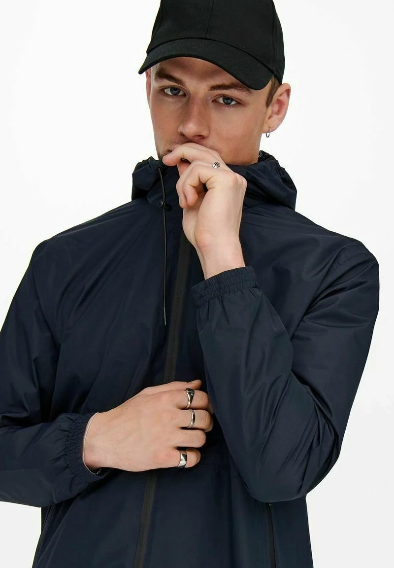 Only & Sons Herren Outdoorjacke - Dark Navy 5 Only & Sons Herren Outdoorjacke - Dark Navy – Bild 5