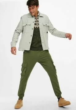 Only & Sons Herren MIT TUNNE - Cargohose - Khaki -Only & Sons Geschäft fed856c5595b4504b4d21e11b1c2c781