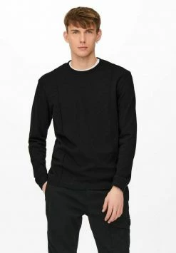 Only & Sons Herren Langarmshirt - Black